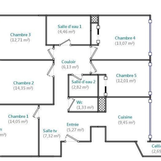  Annonces VITRY : Appartement | CRETEIL (94000) | 13 m2 | 615 € 