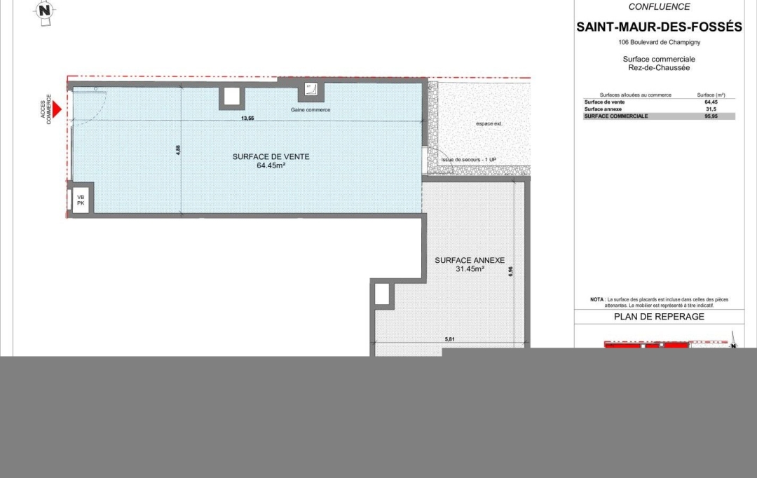 Annonces VITRY : Office | SAINT-MAUR-DES-FOSSES (94100) | 96 m2 | 588 000 € 